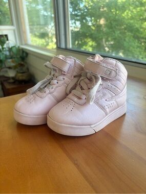 Fila Kids Light Pink High-Top Sneakers